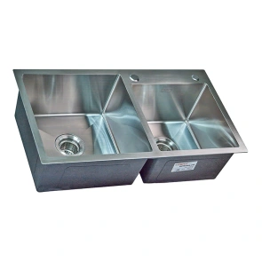 Мойка Zerix ZH7843DS-215 (3.0/1.0) Satin с диспенсером и сушилкой для посуды (ZM5570) №3