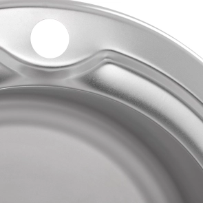 Мийка кухонна Zerix Z510-08-180E (Satin) (ZX1586) №3