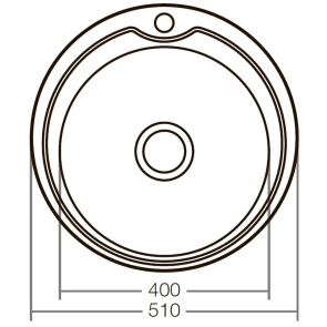 Мойка кухонная Zerix Z510-08-180D (decor) (ZX1587) №3