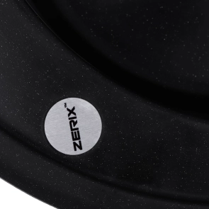 Мийка кухонна Zerix ZS-510R-14 Чорний металік (ZX4538) №3