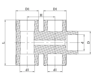 Пятерник Koer K0276.PRO 25x20 PPR (KP2920) №2