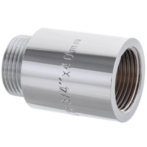 Подовжувач 3/4"-40мм (хром) Koer KF.E08-40.CHR (KF0109) №2