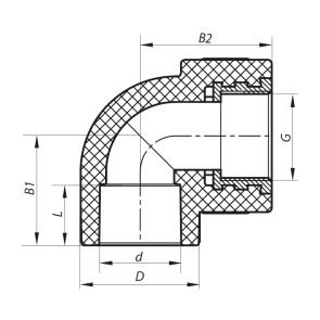 Кут ВР 25x3/4F PPR Koer K0115.PRO (KP0137) №2