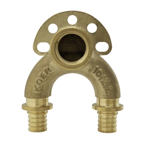 Уголок настен. со сквозным проходом и ВР Koer KA.LW16-06F-16- 16(2.2mm) x 1/2"F x 16(2.2mm) (KR4882 №2