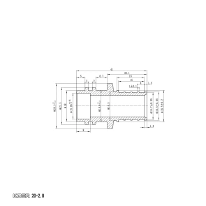 Трубка Г-подібна для приєднання радіатора Koer KA.D20-250 - 20(2.8mm) x 15-250mm (KR4903) №4