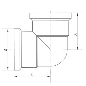 Кут 1/2'' ВВ (хром) Koer KF.L06F.CHR (KF0124) №2
