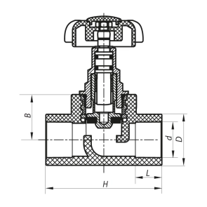 Кран вентильний 25 Koer PPR K0184.PRO (KP0238) №2
