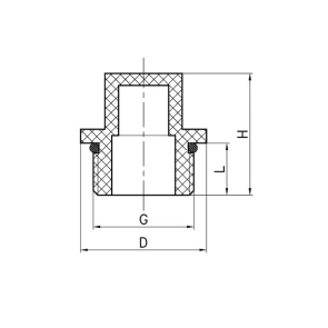 Заглушка Koer K0277.PRO - 1/2 PPR НР (KP2921) №2