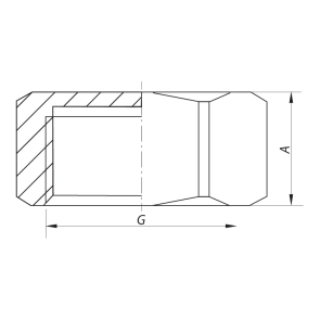 Заглушка 1/2" В Koer KF.P06F (KF0007) №2