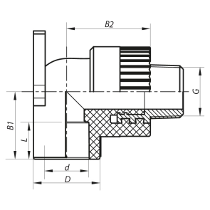 Угол установочный НР 25x1/2M PPR Koer K0125.PRO (KP0150) №2