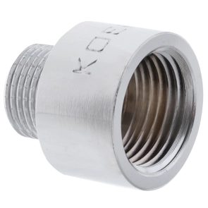 Переходник (коннектор) 3/8"х1/2" (хром) Koer KF.A0406.CHR (KF0137) №4