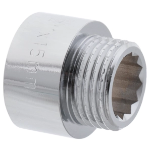 Удлинитель 1/2"-15мм (хром) Koer KF.E06-15.CHR (KF0093) №3
