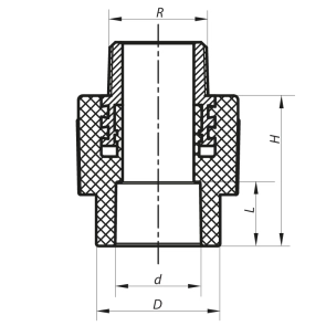 Муфта НР 32x3/4M PPR Koer K0098.PRO (KP0117) №2