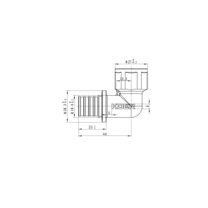 Уголок переходной с ВР Koer KA.L06F-20 - 20(2.8mm) x 1/2"F (KR4878) №4