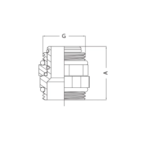 Ніпель поворотний Koer KF.N210 - 1'' MM (KR4977) №2
