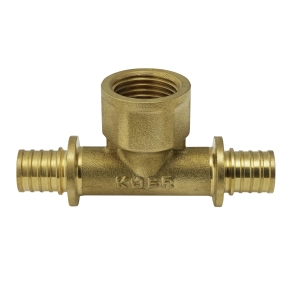 Трійник перехідний з ВР Koer KA.T16-06F-16 - 16(2.2mm) x 1/2"F x 16(2.2mm) (KR4894) №4