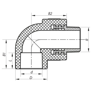 Угол НР 25x1/2M PPR Koer K0119.PRO (KP0142) №3