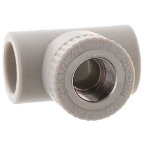 Тройник ВР 25x1/2F PPR Koer K0104.PRO (KP0124) №3