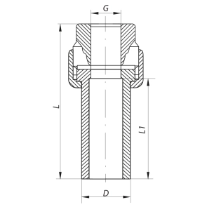 Разборное резьбовое соединение ВР 20x1/2F PPR Koer K0234.PRO (KP2599) №2