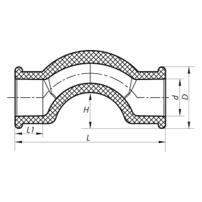 Обвод короткий Koer PPR 25 K0066.PRO (KP0078) №2