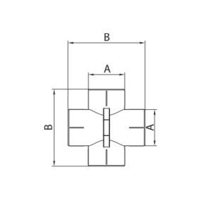 Крестовина ПРОХОДНАЯ Koer K0261.PRO - 20 PPR (KP2614) №3