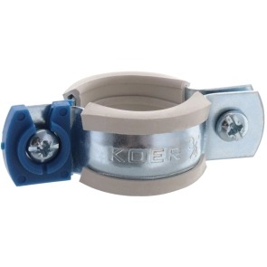 Хомут трубный оцинкованный Koer KCB.10.G 3/4" (26-30) серый (KR2785) №3