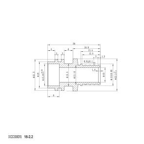Трубка Г-образная для подсоединения радиатора Koer KA.D16-250 - 16(2.2mm) x 15-250mm (KR4902) №3