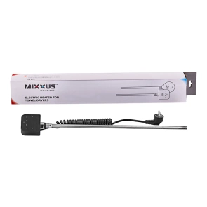 ТЭН электрический Mixxus TEH-0203 BLACK для полотенцесушителей 300W (цвет черный) (MI6631) №5