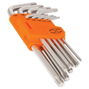Набор ключей Torx удлинен в пластиковой кассете, 9шт. Truper №1