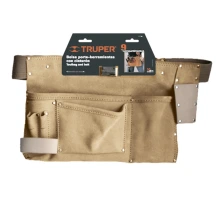Пояс столяра Truper Шкіра, 9 кишень 390х250мм (1,8мм)