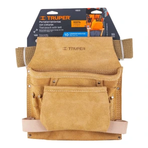 Пояс столяра Truper Кожа, 10 карманов 490х240мм №2