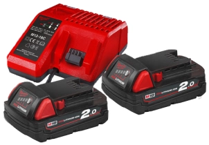 Акумулятор Li-Ion M18 NRG-202 (В2 2шт; з/у M12-18C) 4933459213 №1