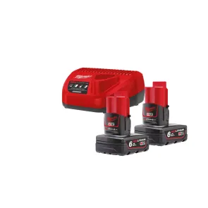 Акумулятор Li-Ion MILWAUKEE, M12 NRG-602 (+ заряд.пристрій, 2 акум.Х 6Аг) №2