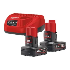 Аккумулятор Li-Ion M12 NRG-402 (+ заряд.устройство, 2 акум.Х 4Ач) №1
