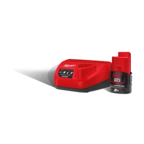 Аккумулятор Li-Ion MILWAUKEE, M12 NRG-201 (+ зарядное устройство, 1 акум.Х 2Ач) №2