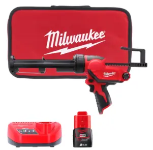 Пістолет клейовий MILWAUKEE M12 PCG/310C-201B 4933441655 (+ заряд. пристрій, 1 акум., в сумці для інструментів) №1