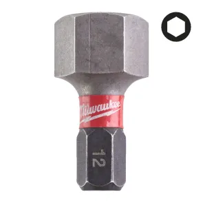 Бита SHOCKWAVE MILWAUKEE, Hex12, 25мм, (2шт) №2