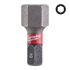 Бита SHOCKWAVE MILWAUKEE, Hex10, 25мм, (2шт) №2