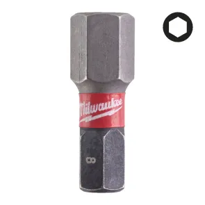 Бита SHOCKWAVE MILWAUKEE, Hex8, 25мм, (2шт) №2