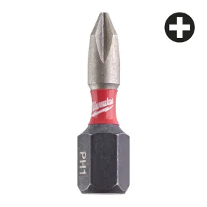 Бита SHOCKWAVE MILWAUKEE, PH1, 25мм, (2шт) №2
