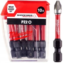 Бита SHOCKWAVE MILWAUKEE, PZ2, 50мм, (10шт)