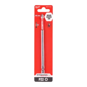 Біта SHOCKWAVE MILWAUKEE, PZ2, 150мм (1шт) №1