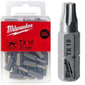 Біта SHOCKWAVE MILWAUKEE, TX10, 25мм, (25шт) №1