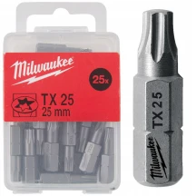 Бита MILWAUKEE, TX30, 25мм, (25шт)