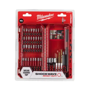 Набор бит Milwaukee SHOCKWAVE 40 шт, пластиковый кейс №2
