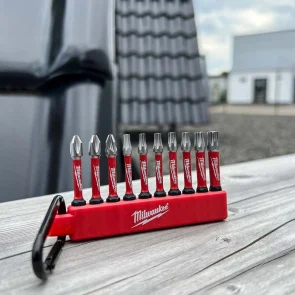 Набір біт і тримачів з карабіном ShW (2 x PH2/ 1 x PZ2/ 1 x TX15/ 2 x TX20/ 2 x TX30/ 1 x TX40) 10шт. №2