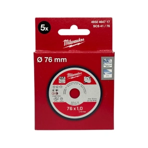 Диск отрезной по металлу MILWAUKEE SCS41/76, 76мм для M12 FCOT (5 шт.) №5