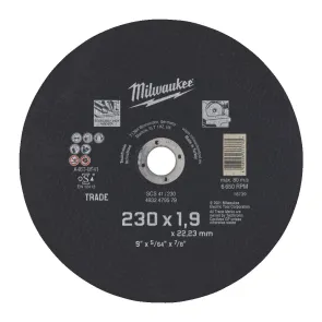Диск отрезной по металлу MILWAUKEE, SCS 41/230x1,9 №1