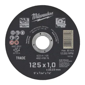 Диск отрезной по металлу MILWAUKEE, SCS 41/230x1,9 №2