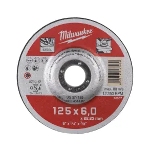 Диск отрезной по металлу MILWAUKEE, SCS 41/125х6, диаметр 125мм №1